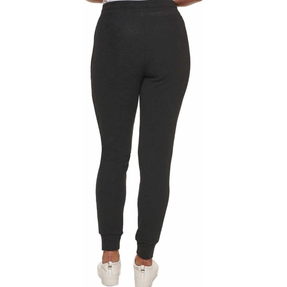 Black Ribbed Joggers - Picture 7 of 7